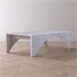Meridian Furniture Palermo White Marble Coffee Table