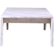 Meridian Furniture Palermo White Marble Coffee Table