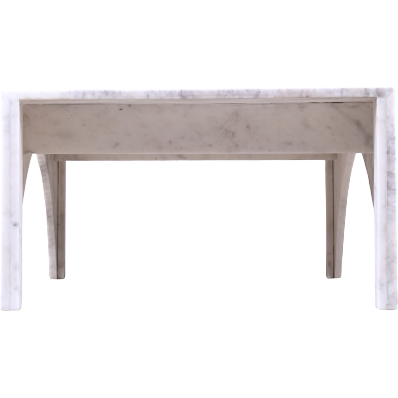 Meridian Furniture Palermo White Marble Coffee Table
