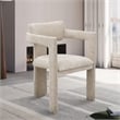 Meridian Furniture Brenda Beige Chenille Fabric Dining Chair (Set of 2)