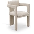 Meridian Furniture Brenda Beige Chenille Fabric Dining Chair (Set of 2)