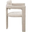 Meridian Furniture Brenda Beige Chenille Fabric Dining Chair (Set of 2)