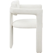 Meridian Furniture Brenda Cream Chenille Fabric Dining Chair (Set of 2)