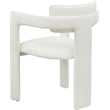 Meridian Furniture Brenda Cream Chenille Fabric Dining Chair (Set of 2)