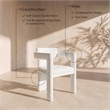 Meridian Furniture Brenda Cream Chenille Fabric Dining Chair (Set of 2)