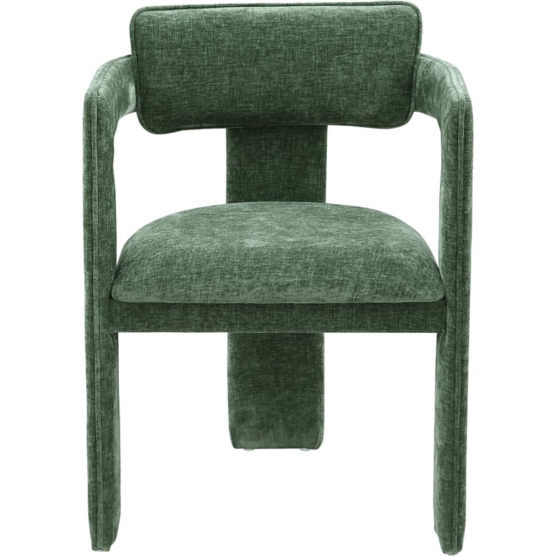 Meridian Furniture Brenda Green Chenille Fabric Dining Chair (Set of 2)