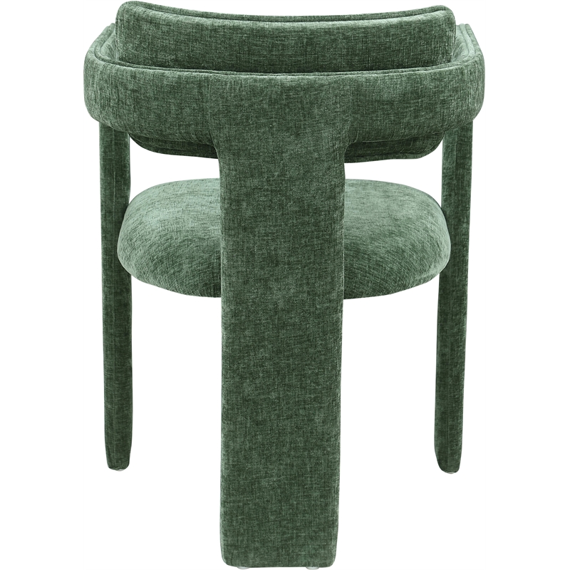 Meridian Furniture Brenda Green Chenille Fabric Dining Chair (Set of 2)