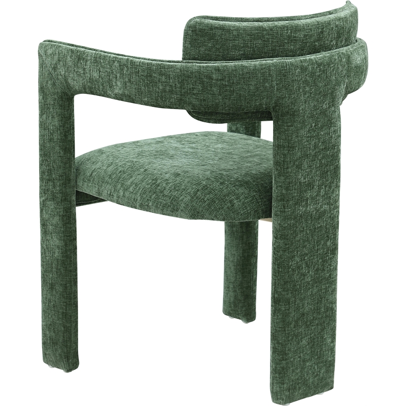 Meridian Furniture Brenda Green Chenille Fabric Dining Chair (Set of 2)