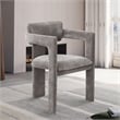 Meridian Furniture Brenda Grey Chenille Fabric Dining Chair (Set of 2)