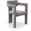Meridian Furniture Brenda Grey Chenille Fabric Dining Chair (Set of 2)