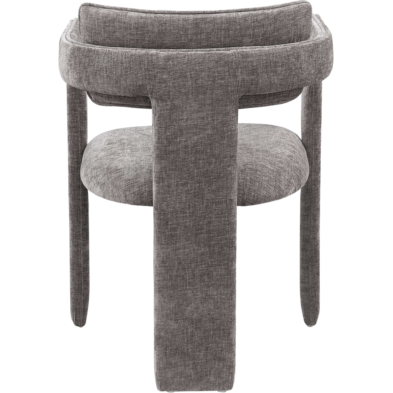 Meridian Furniture Brenda Grey Chenille Fabric Dining Chair (Set of 2)