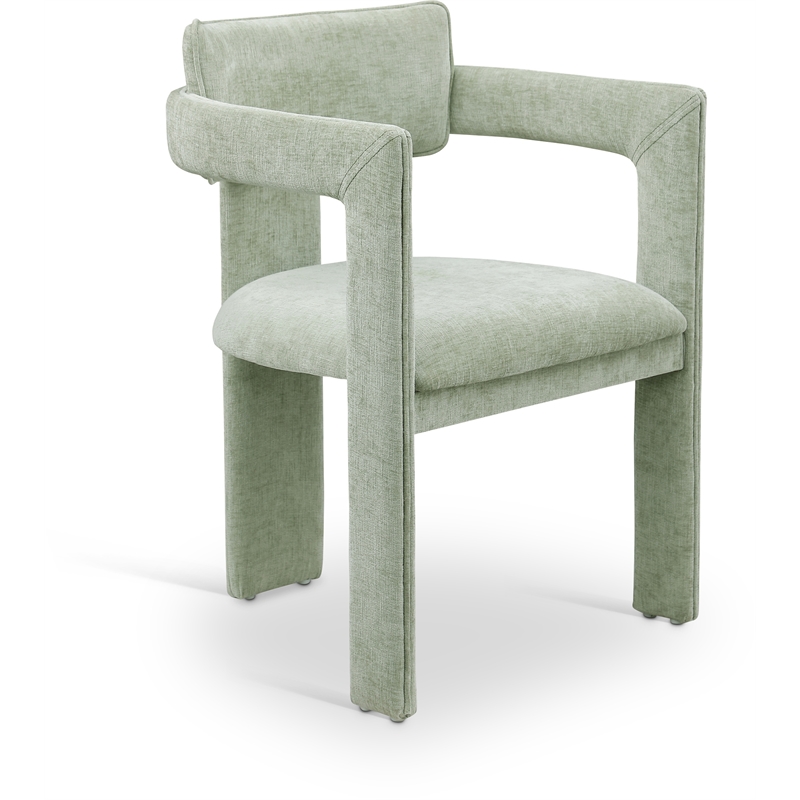 Meridian Furniture Brenda Mint Chenille Fabric Dining Chair (Set of 2)