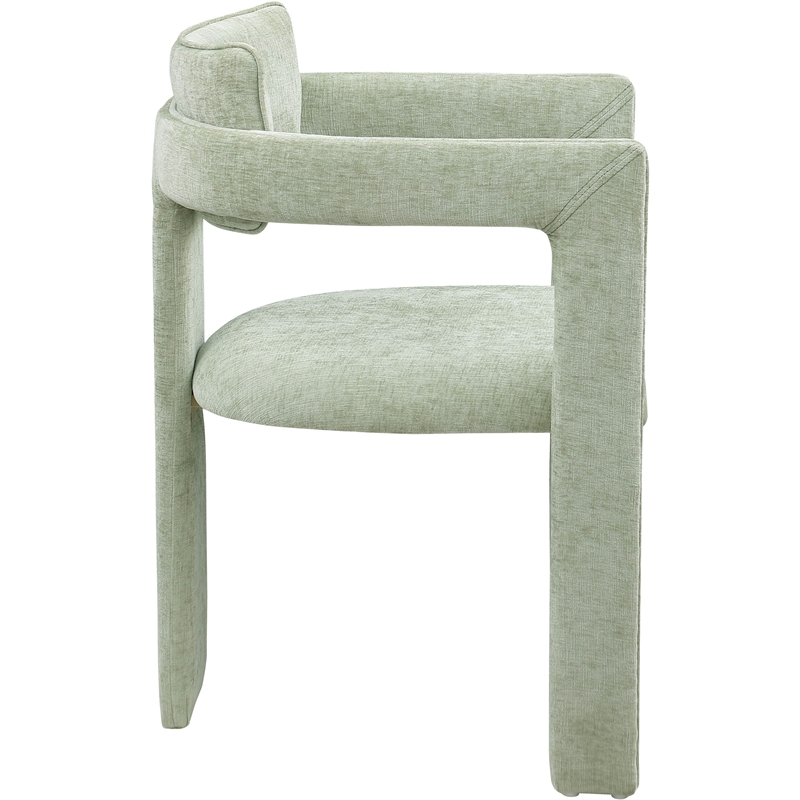 Meridian Furniture Brenda Mint Chenille Fabric Dining Chair (Set of 2)