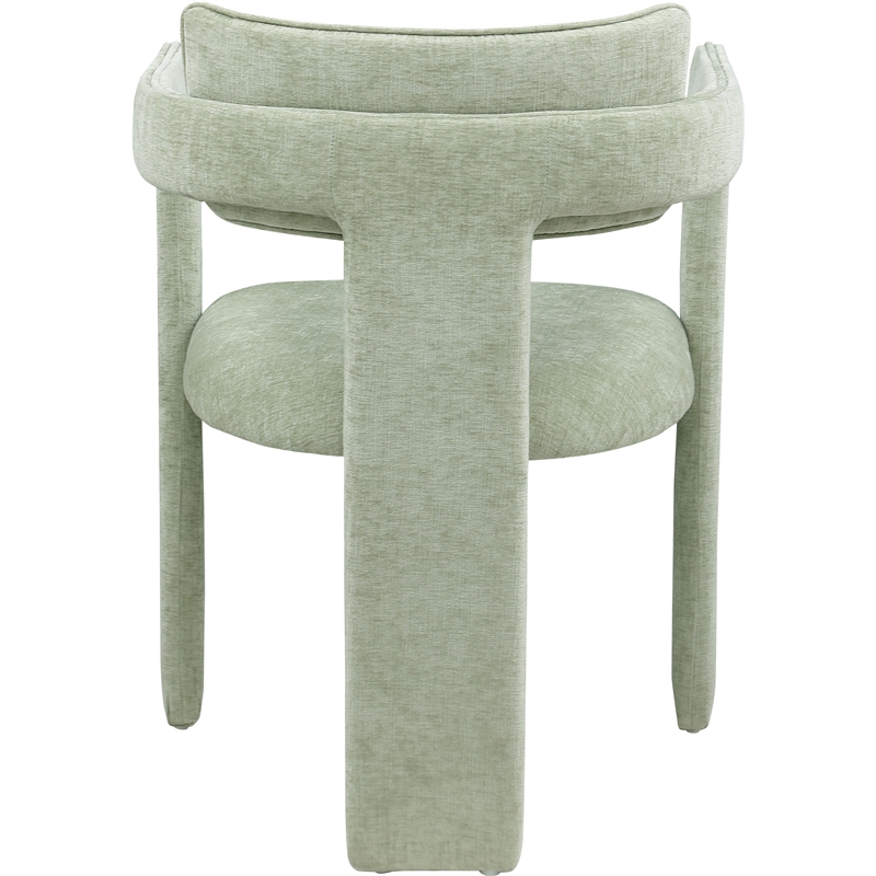 Meridian Furniture Brenda Mint Chenille Fabric Dining Chair (Set of 2)