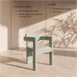 Meridian Furniture Brenda Mint Chenille Fabric Dining Chair (Set of 2)