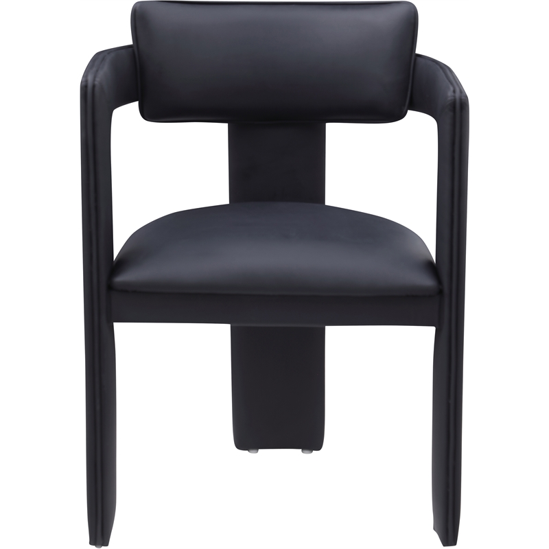 Meridian Furniture Brenda Black Vegan Leather Dining Chair (Set of 2)