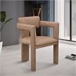 Meridian Furniture Brenda Brown Vegan Leather Dining Chair (Set of 2)