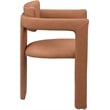 Meridian Furniture Brenda Cognac Vegan Leather Dining Chair (Set of 2)