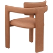 Meridian Furniture Brenda Cognac Vegan Leather Dining Chair (Set of 2)