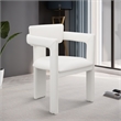 Meridian Furniture Brenda Cream Vegan Leather Dining Chair (Set of 2)