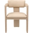 Meridian Furniture Brenda Tan Vegan Leather Dining Chair (Set of 2)
