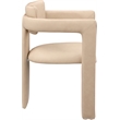 Meridian Furniture Brenda Tan Vegan Leather Dining Chair (Set of 2)
