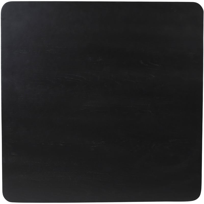 Meridian Furniture Ferrara Panda Genuine Marble and Solid Oak Wood Coffee Table