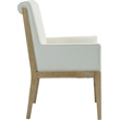 Meridian Furniture Gwendolyn Cream Vegan Leather Dining Arm Chair