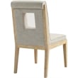 Meridian Furniture Gwendolyn Cream Linen Textured Dining Side Chair (Set of 2)