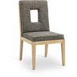 Meridian Furniture Gwendolyn Grey Linen Textured Dining Side Chair (Set of 2)