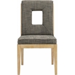 Meridian Furniture Gwendolyn Grey Linen Textured Dining Side Chair (Set of 2)