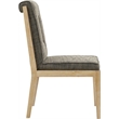 Meridian Furniture Gwendolyn Grey Linen Textured Dining Side Chair (Set of 2)