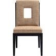 Meridian Furniture Gwendolyn Cognac Linen Textured Dining Side Chair (Set of 2)