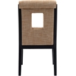 Meridian Furniture Gwendolyn Cognac Linen Textured Dining Side Chair (Set of 2)