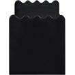 Meridian Furniture Sonia Black Velour Fur Fabric Bench