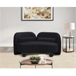 Meridian Furniture Daphne Black Velvet Loveseat