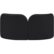 Meridian Furniture Daphne Black Velvet Loveseat