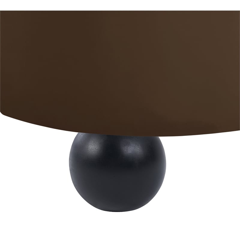 Meridian Furniture Daphne Brown Velvet Loveseat