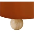 Meridian Furniture Daphne Cognac Velvet Loveseat