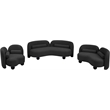 Meridian Furniture Daphne Black Boucle Fabric Chair