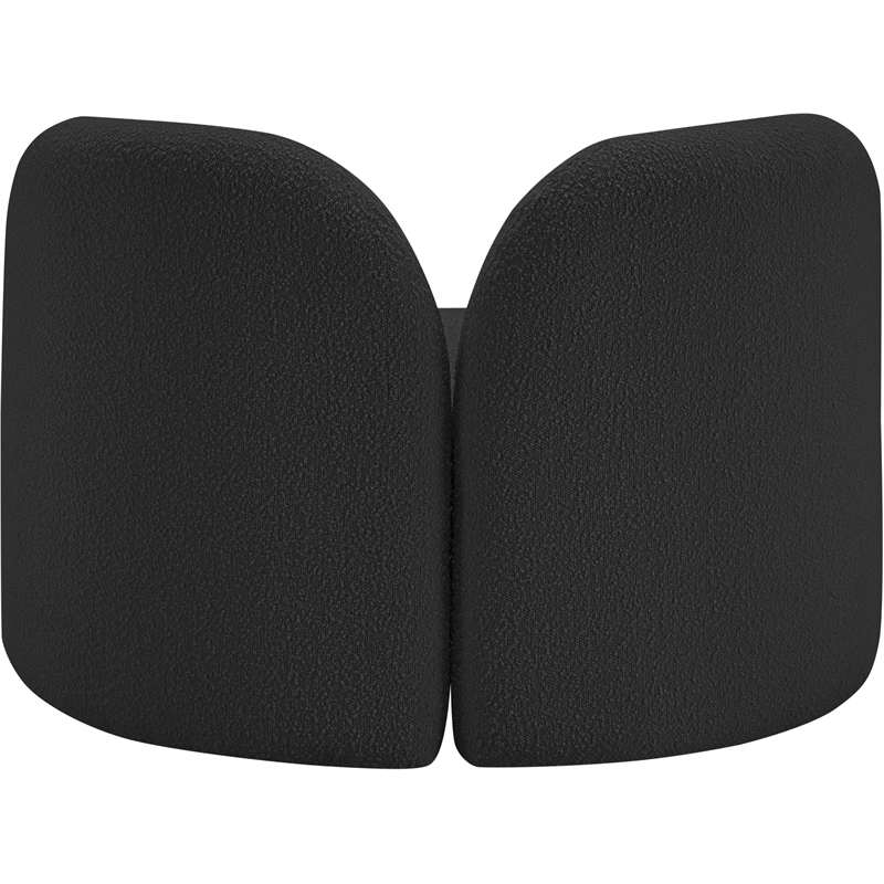 Meridian Furniture Daphne Black Boucle Fabric Chair