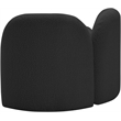 Meridian Furniture Daphne Black Boucle Fabric Chair