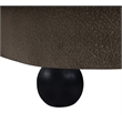 Meridian Furniture Daphne Brown Boucle Fabric Chair