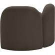 Meridian Furniture Daphne Brown Boucle Fabric Chair