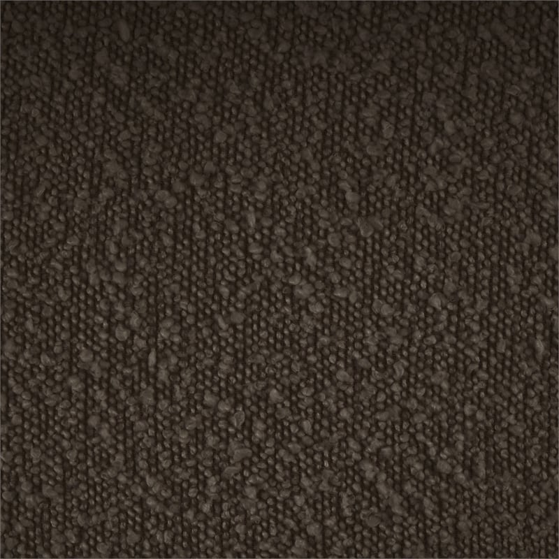 Meridian Furniture Daphne Brown Boucle Fabric Loveseat