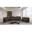 Meridian Furniture Daphne Brown Boucle Fabric Loveseat