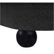 Meridian Furniture Daphne Black Boucle Fabric Sofa