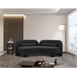 Meridian Furniture Daphne Black Boucle Fabric Sofa