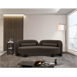 Meridian Furniture Daphne Brown Boucle Fabric Sofa
