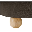 Meridian Furniture Daphne Brown Boucle Fabric Sofa